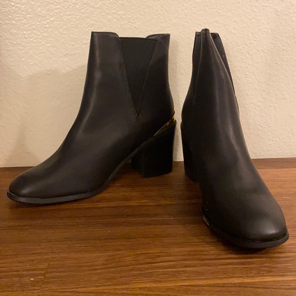ASOS Black Heeled Boots (US Sise 10/UK Size 8)